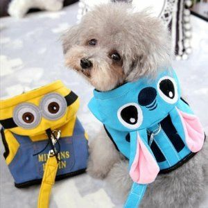 Stitch Dog mesh Vest harness size S